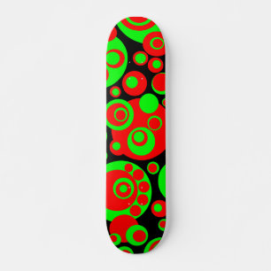 Skateboard Burbujas abstractas 03