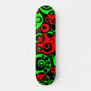 Skateboard Burbujas abstractas 03 - V2