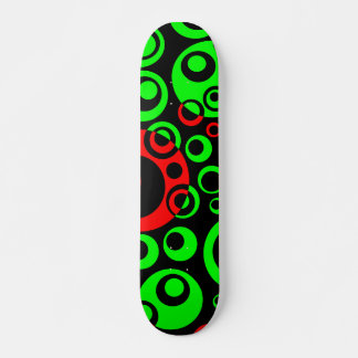 Skateboard Burbujas abstractas 04 - V2 - Retro