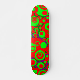 Skateboard Burbujas abstractas 06