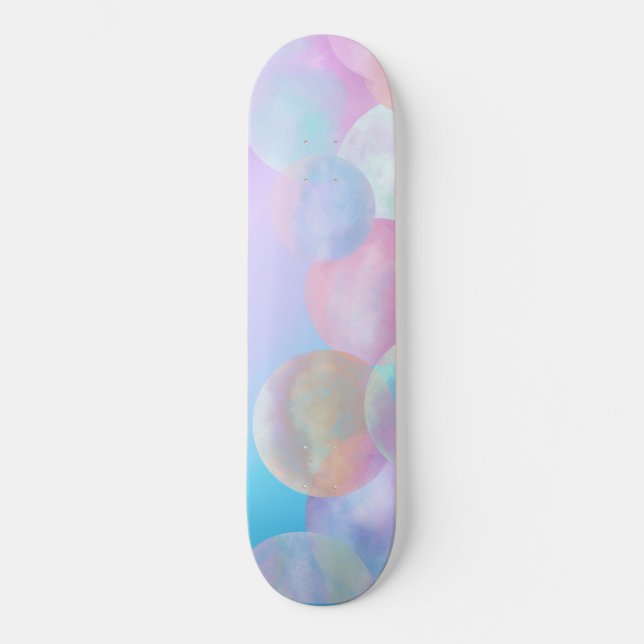 Skateboard Burbujas arcoiris de la perla irlandesa (Anverso)