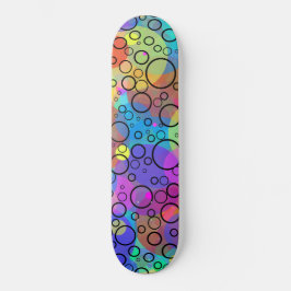 Skateboard Burbujas arcoiris II