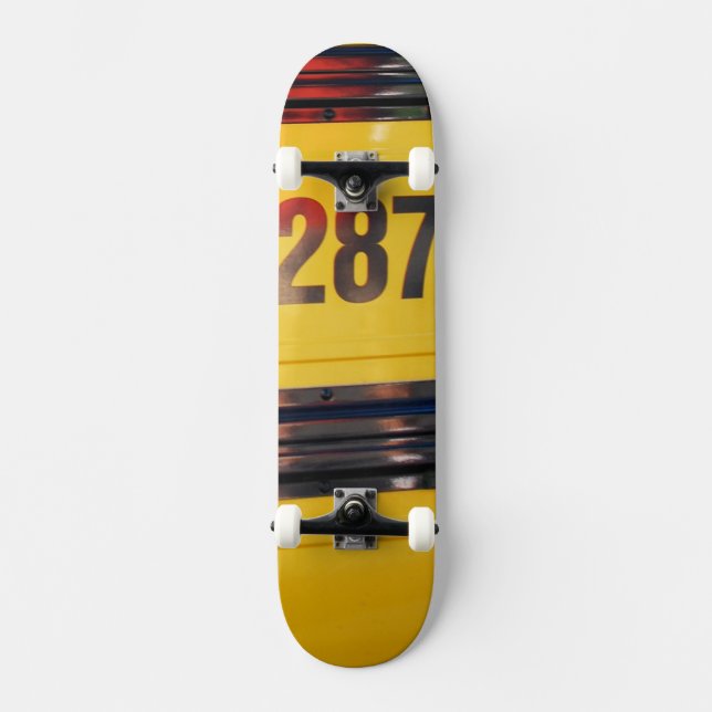 Skateboard "Bus escolar" (Anverso)