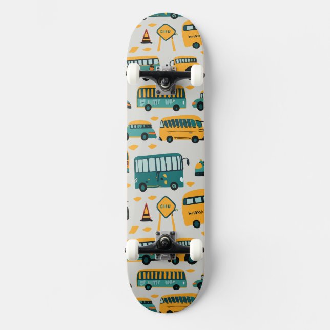 Skateboard Buses escolares (Anverso)