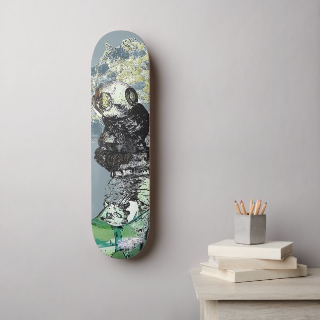 Skateboard Buzo de aguas profundas (Arte de la pared)