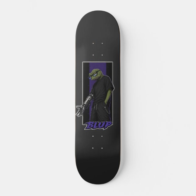 Skateboard Byte El Sapo Cyborg Ropa Urbana Cyberpunk  (Anverso)