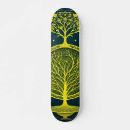 Skateboard BZ Árbol de Grano Santo de Vida Personalizado Cubi