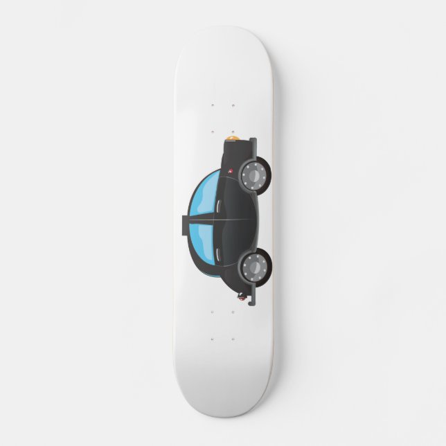 Skateboard Cab negro (Anverso)