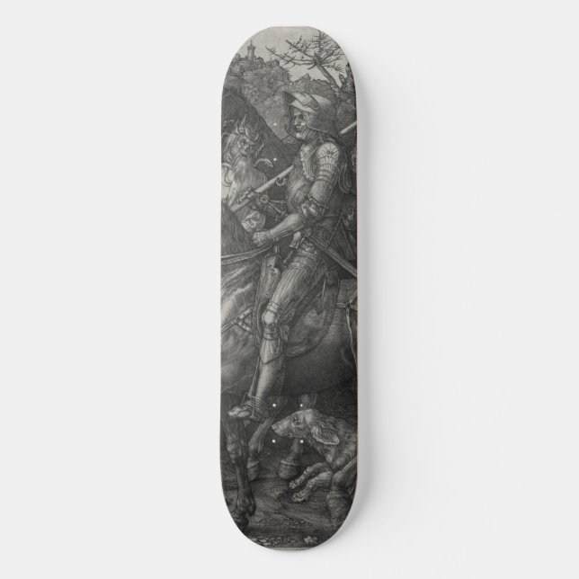 Skateboard Caballero, muerte y el diablo por Albrecht Durer (Anverso)