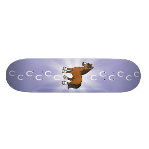 Skateboard Caballo de Dibujos Animados