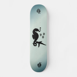 Skateboard Caballo de mar al verde