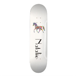 Skateboard Caballo del arco iris - su nombre