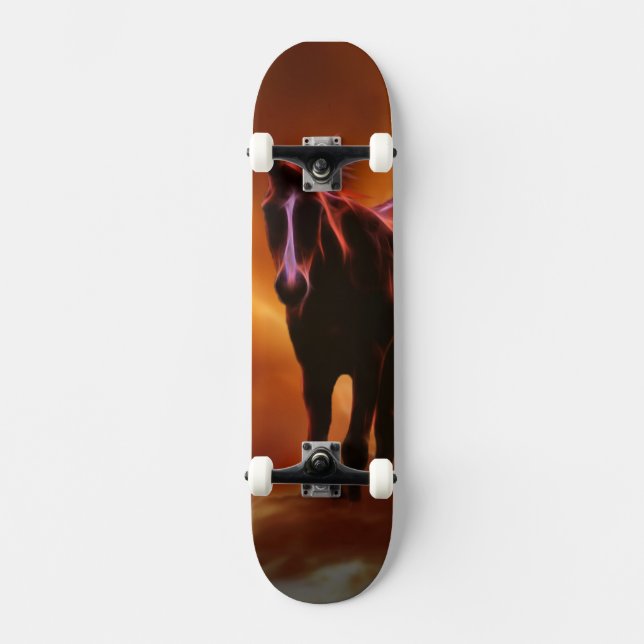 Skateboard Caballo del fuego (Anverso)