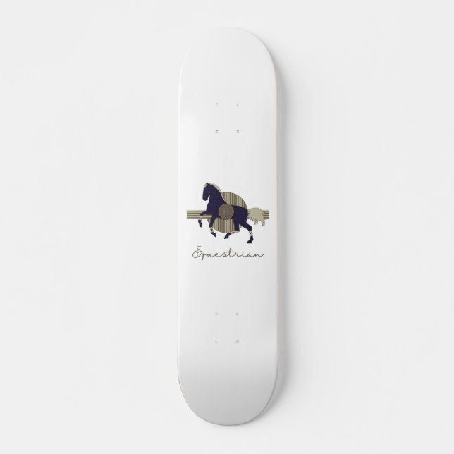 Skateboard caballo galop HORSES ecuestre (Anverso )