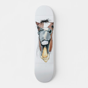 Skateboard Caballo riéndose