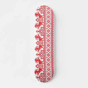 Skateboard Caballos de cría rojos