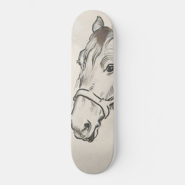 Skateboard Cabeza de caballo (por Alfred Dehodencq) (Anverso)