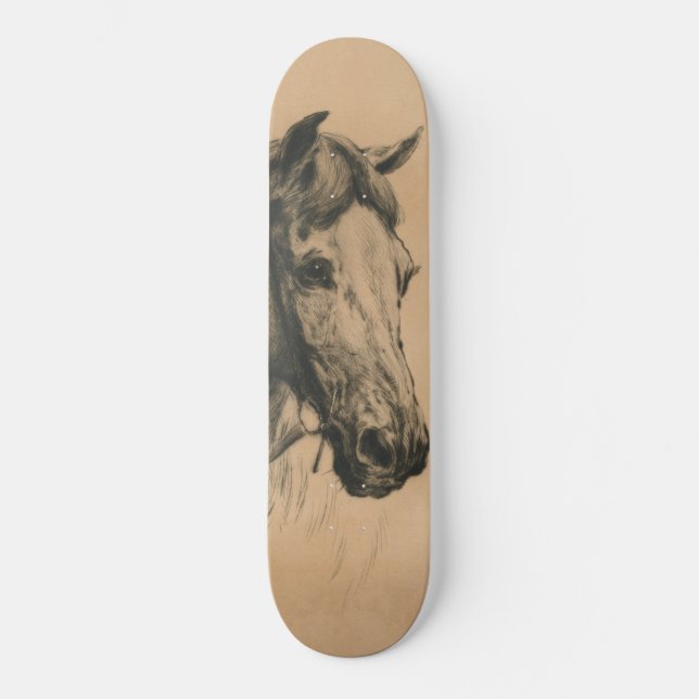 Skateboard Cabeza de caballo (por Heywood Hardy) (Anverso)