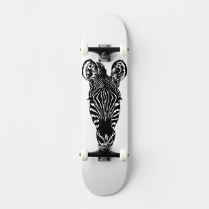 Skateboard Cabeza de zebra