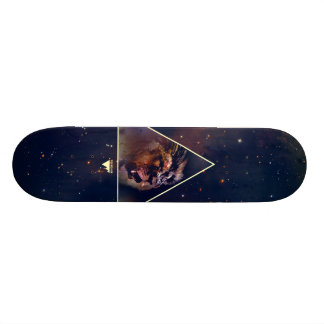 Skateboard Cabeza del león del triángulo de la galaxia -