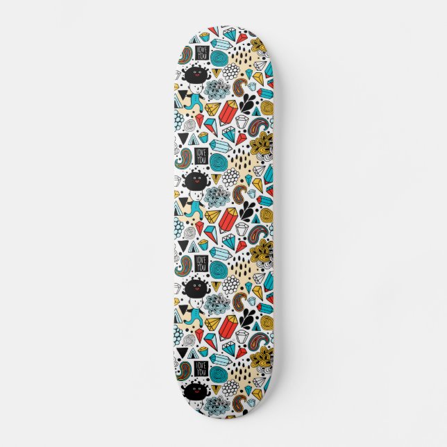 Skateboard Cabeza loca (Anverso)