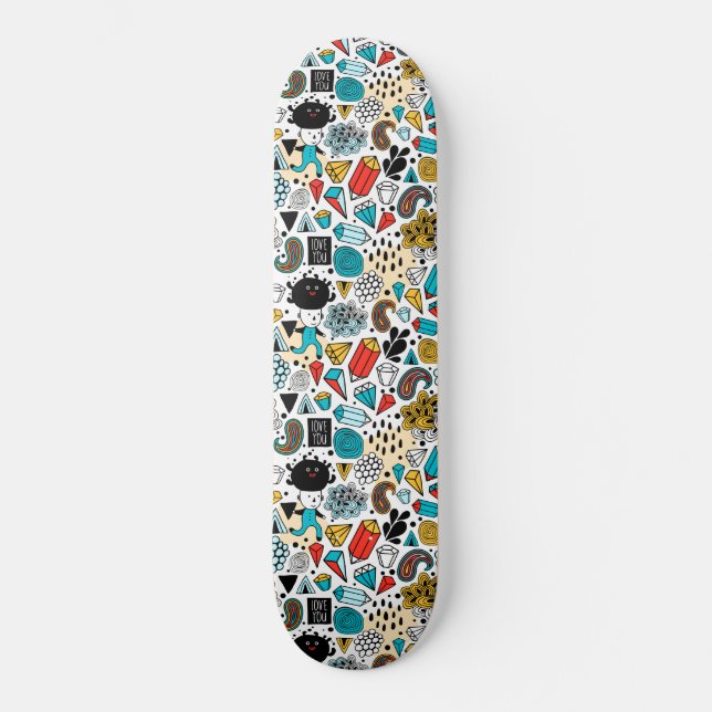 Skateboard Cabeza loca (Anverso)