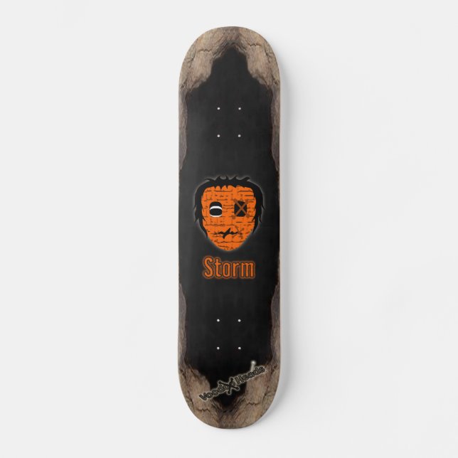 Skateboard Cabezas de vudú ~ Cueva (Anverso)