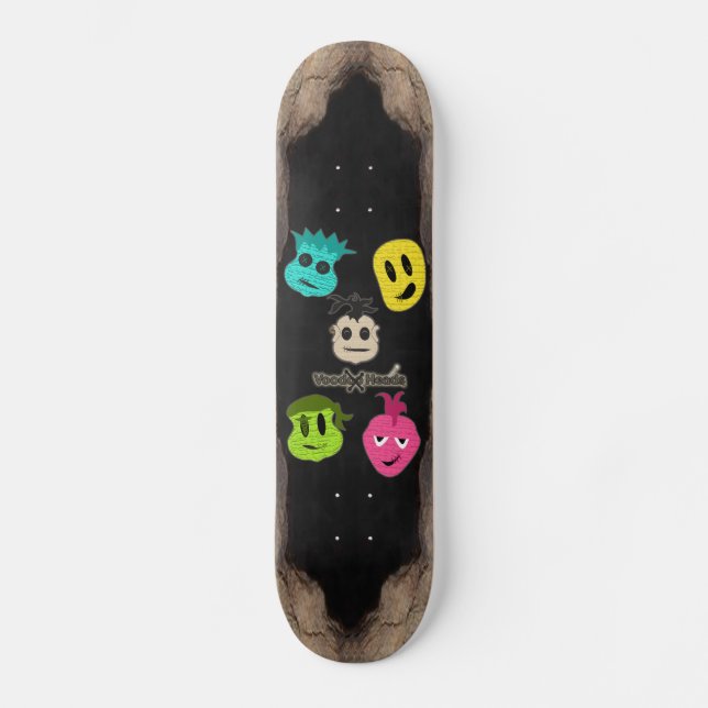 Skateboard Cabezas de vudú ~ Cueva (Anverso)