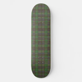 Skateboard Cabin Forest Green Tartan
