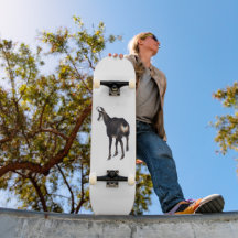 Cabra alpina de montaña Chamois minimalista en la