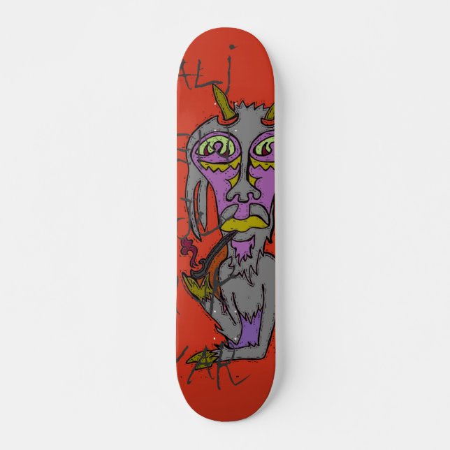 Skateboard Cabra fumadora (Anverso )