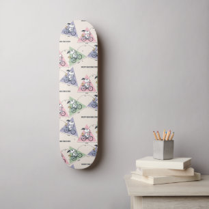 Skateboard Cacahuetes   Estaciones de Snoopy Bike Ride