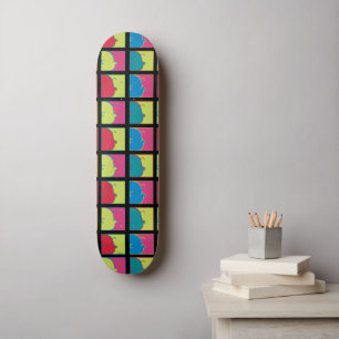 Skateboard Cacahuetes   Modern Pop Art Charlie Brown