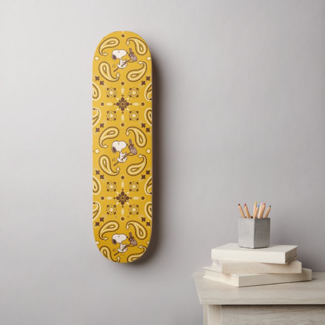 Skateboard Cacahuetes | Snoopy Bandana Cowboy (Arte de la pared)