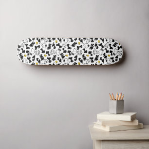 Skateboard Cacahuetes   Snoopy & Woodstock Shadow Pattern