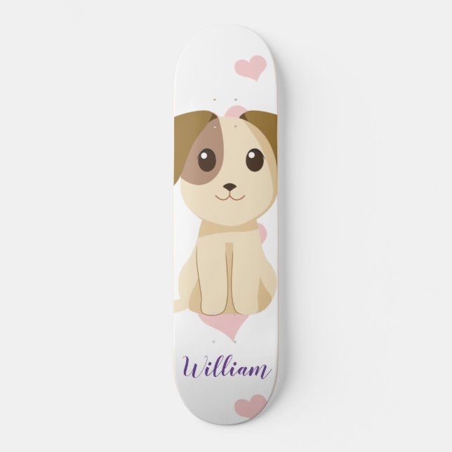 Skateboard Cachorro dulce  (Anverso)
