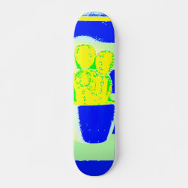 Skateboard Cactus de color