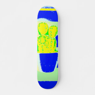 Skateboard Cactus de color