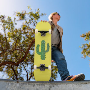 Skateboard Cactus Happy Day of the Dead