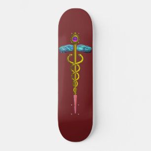 Skateboard CADUCADO DE ORO, rojo