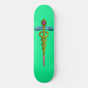 Skateboard CADUCER DE ORO , verde