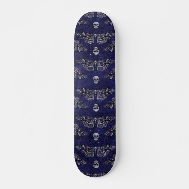 Skateboard Caer en la muerte de Moth y Skulls (Anverso )