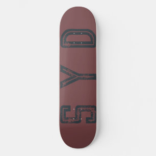 Skateboard Café azul profundo en Guay con problemas monograma
