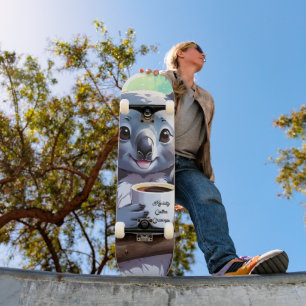 Skateboard Café Cozy Jungle Koala