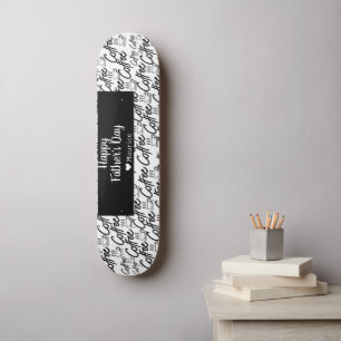 Skateboard Café Sencillo y Elegante Día del Padre Moderno