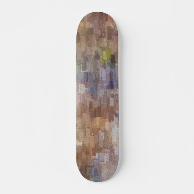 Skateboard Caída del invierno de Brick Abstract (Anverso )