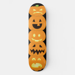 Skateboard Calabaza tallada Jack O'Lantern Halloween