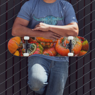 Skateboard Calabazas coloridas