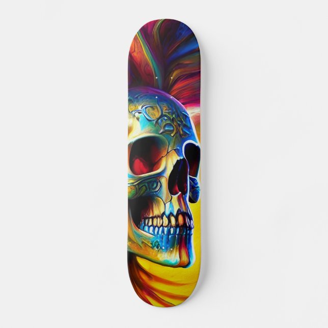 Skateboard Calavera (Anverso)