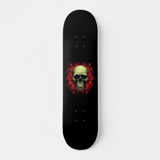 Skateboard Calavera  (Anverso )